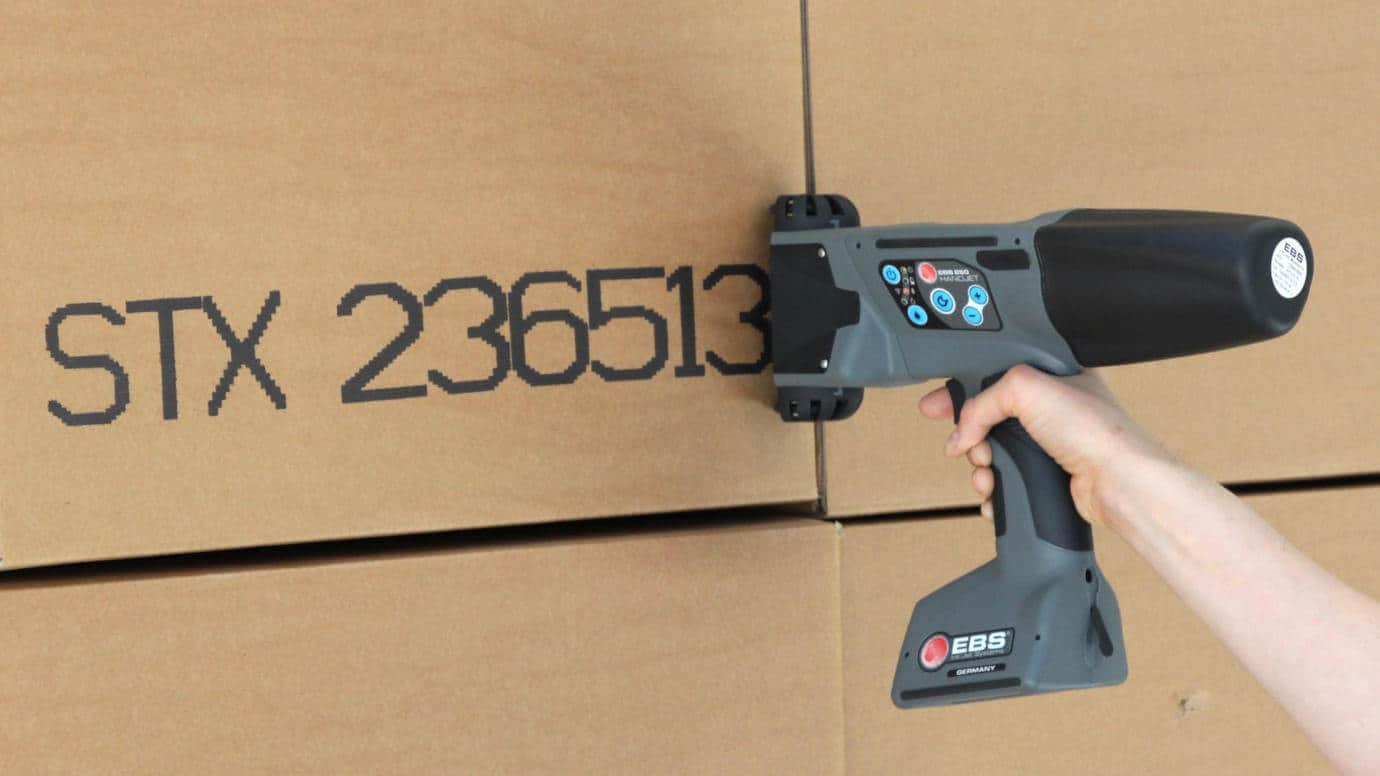 Case coding with an EBS inkjet system