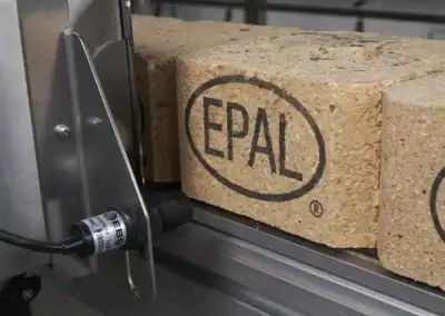 EPAL Euro pallet coding with the EBS-2600 inkjet system