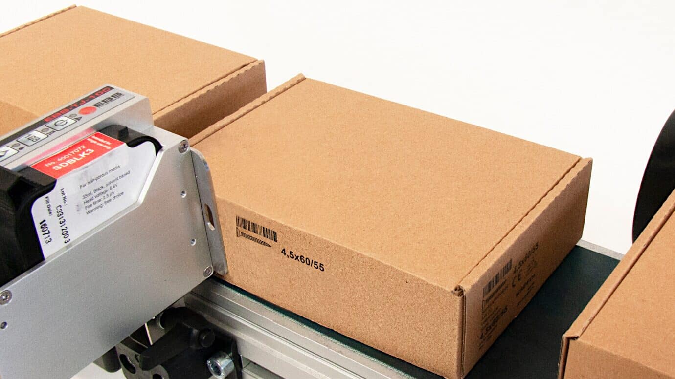 Pallet coding with an EBS inkjet system