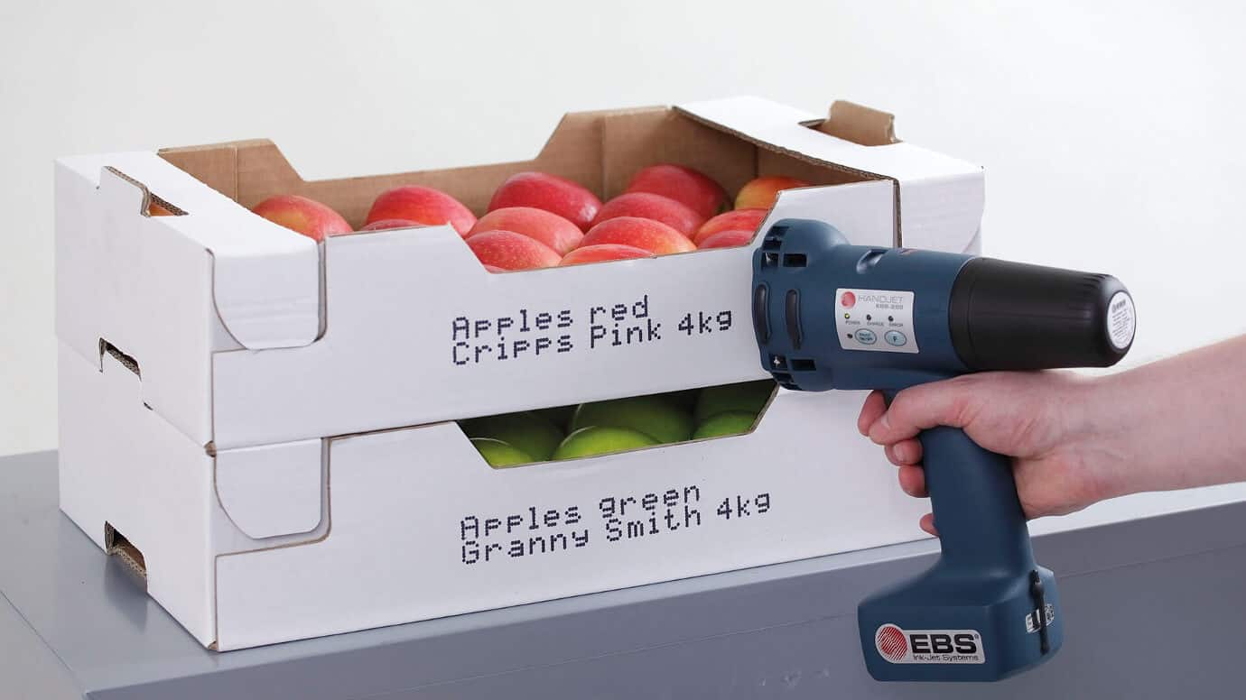 Pallet coding with an EBS inkjet system