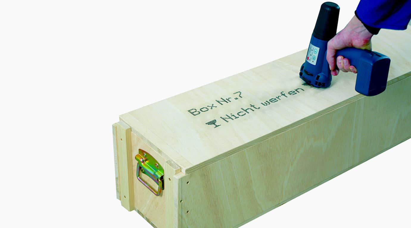Pallet coding with an EBS inkjet system