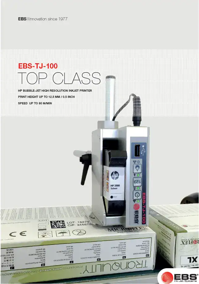 EBS-TJ-100 brochure cover