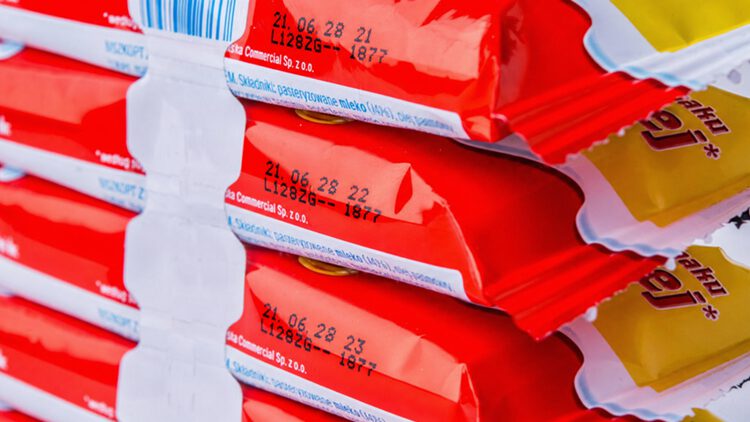 Continuous inkjet (CIJ) coding sample by EBS